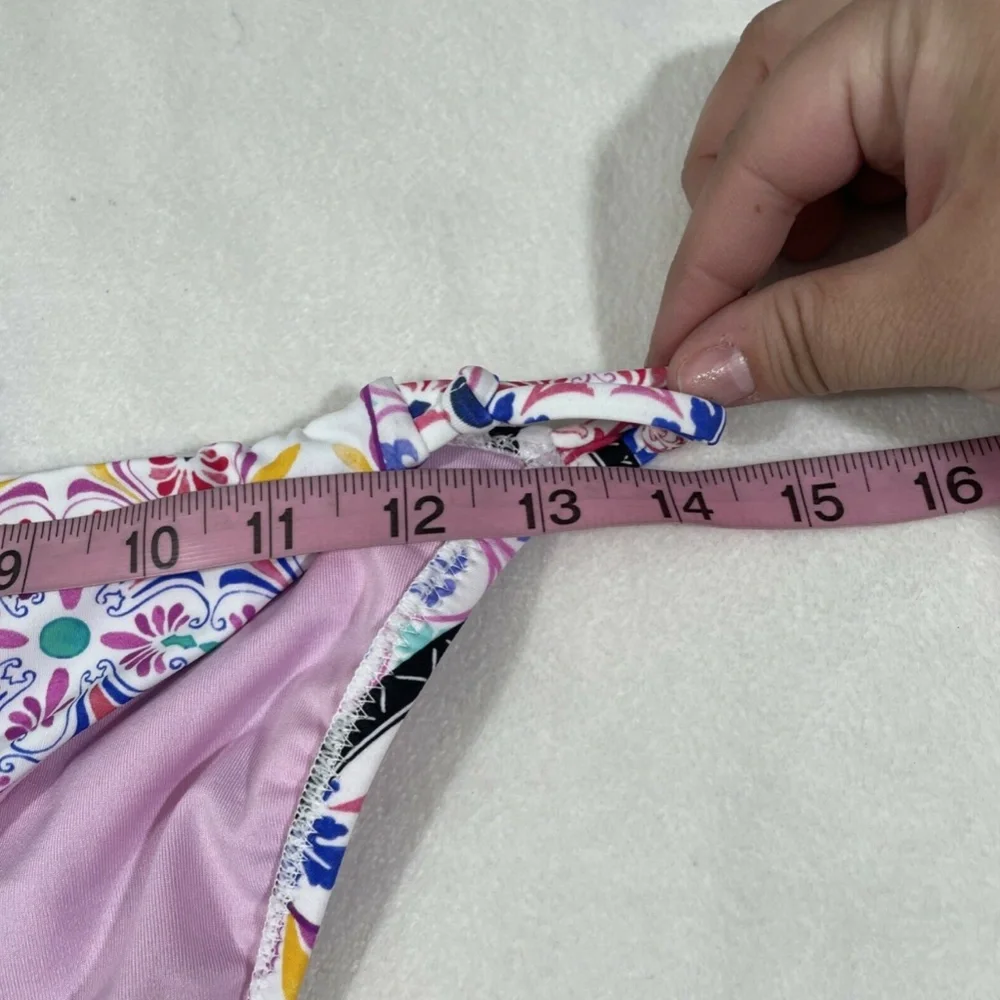 NEW Nanette Lepore‎ [ 4 US ] Lauren Bikini Bottom in Turkish tile
